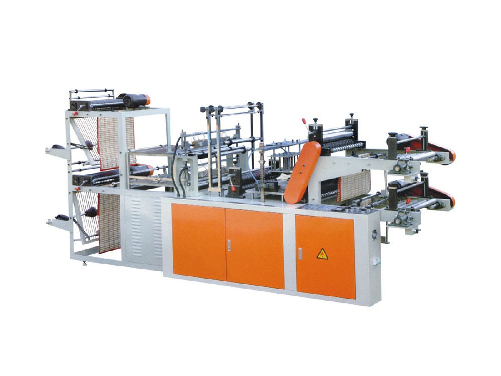 Computer controlled high-speed continuous roll vest bag making machine (dual channel) DZB500/600/800