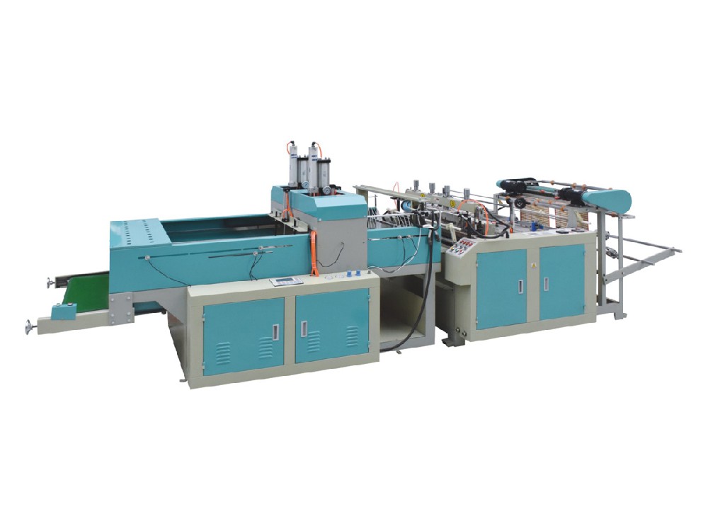 Fully automatic heat sealing and hot cutting bag making machine DFHQ-400x2/500x2