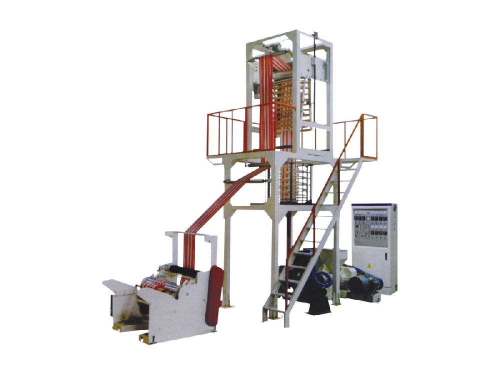 Dual color strip blown film machine SJ-45x2/50x2/55x2